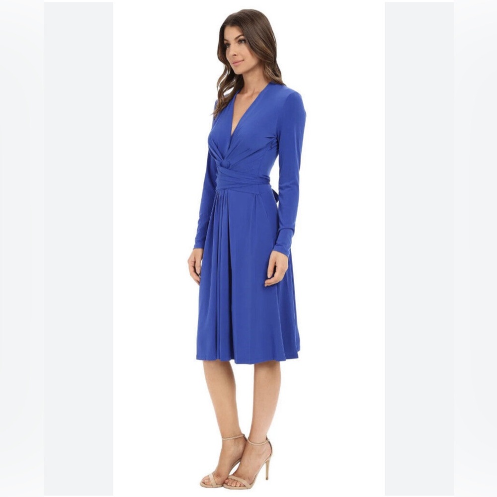 Michael Michael Kors Royal Blue Tie Wrap Dress